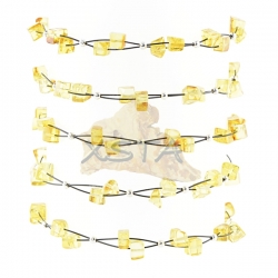 Baltic amber bracelet Adults / with wire